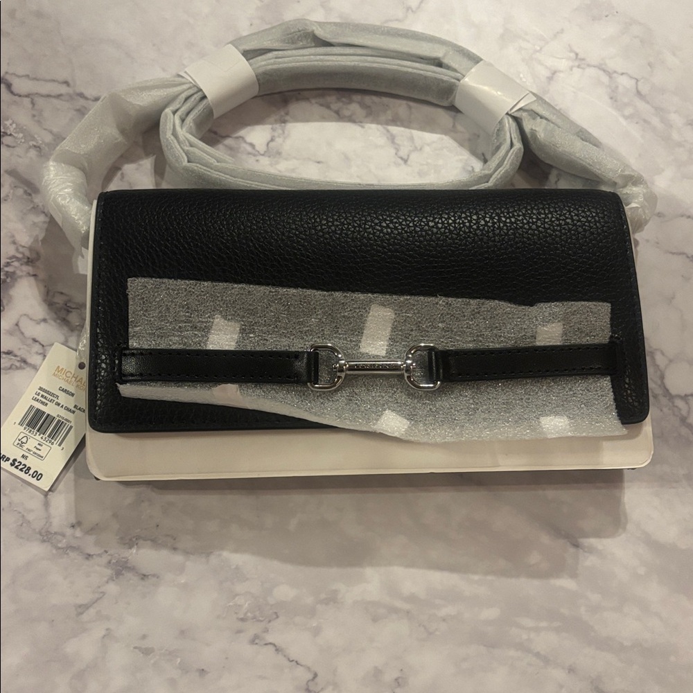 Michael Kors Carson Wallet on a Chain NWT